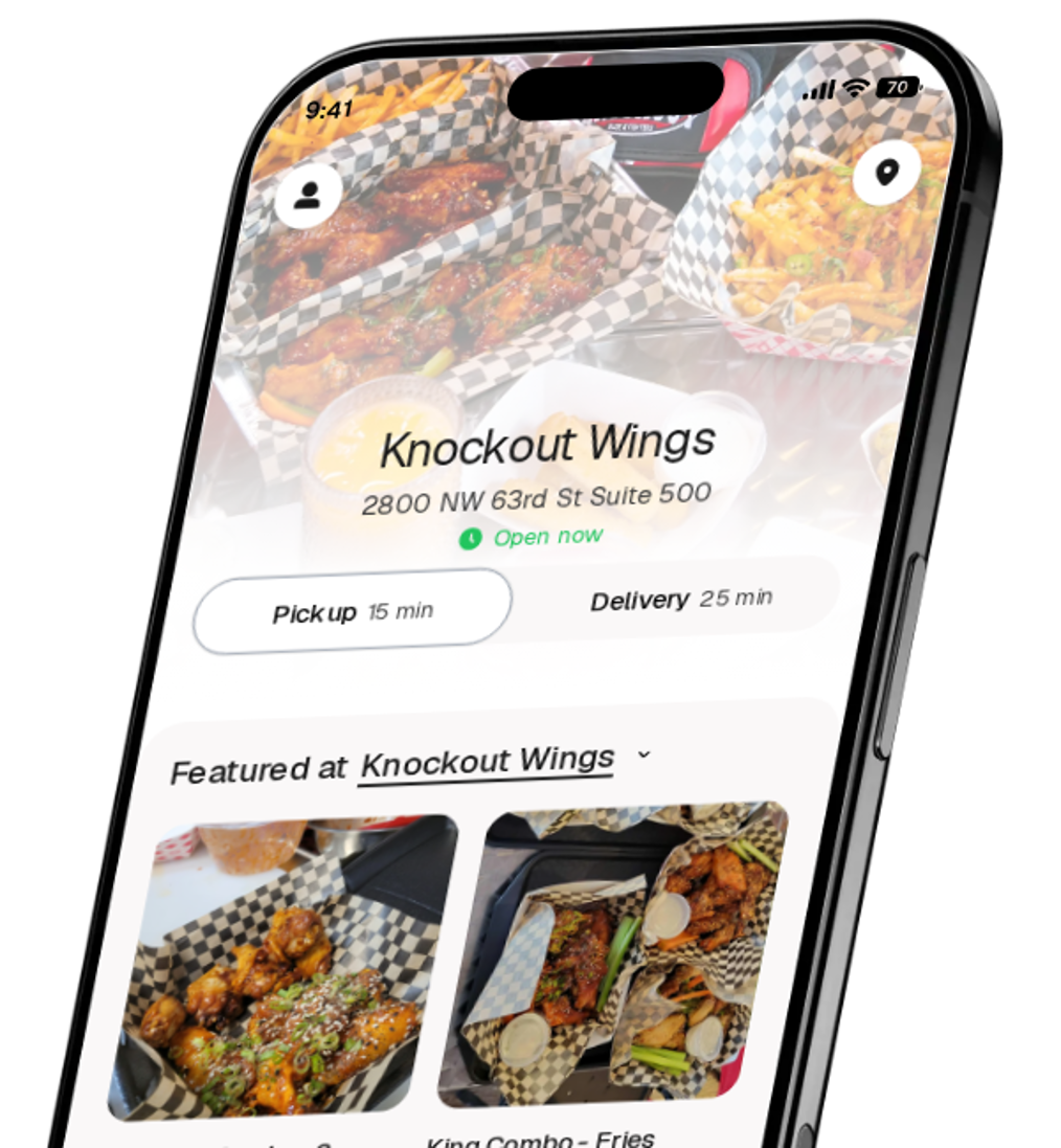 Knockout Wings app preview