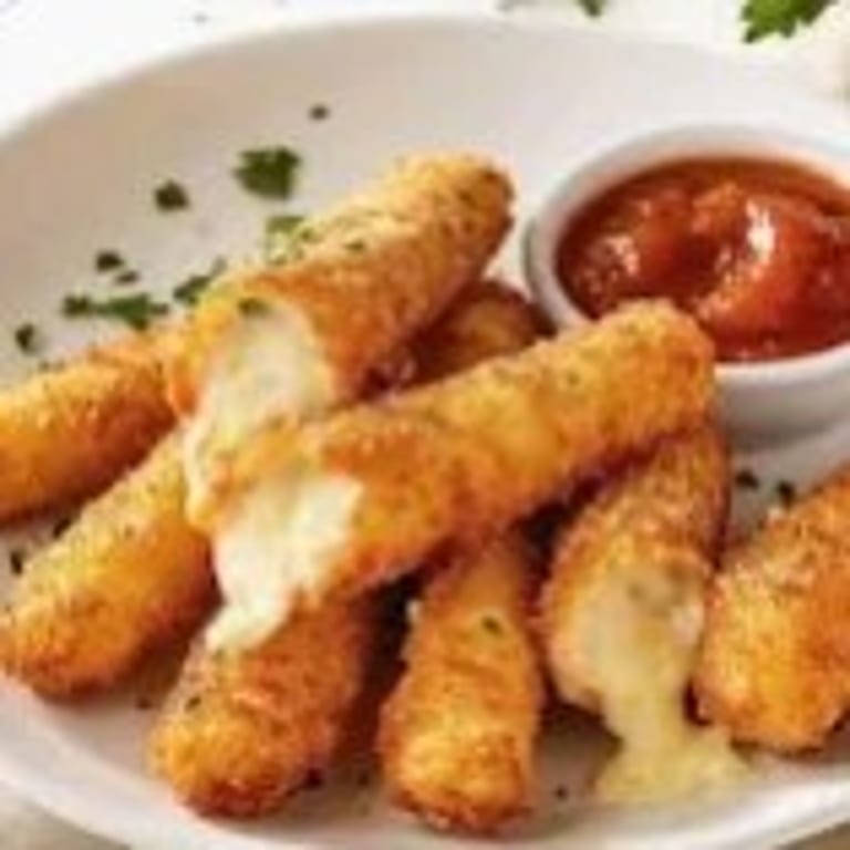 Savor our mozzarella sticks