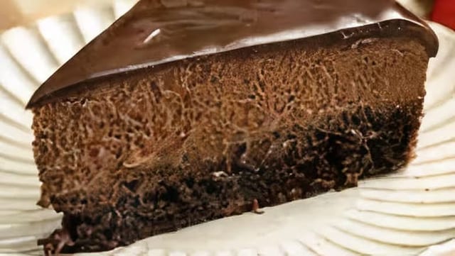 Chocolate Mousse Cake.